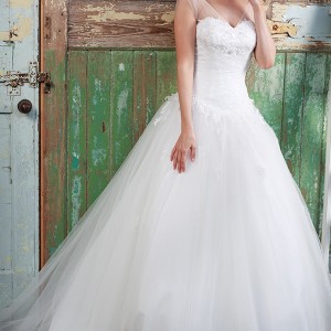 amanda wyatt 2016 bridal dresses beautiful a  line ball gown wedding dress lace strap sweetheart neckline tulle skirt jenni