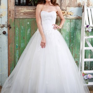 amanda wyatt 2016 bridal dresses beautiful a  line ball gown wedding dress sweetheart neckline tulle skirt style blossom
