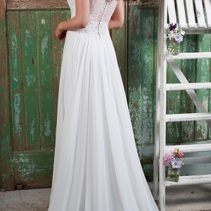 amanda wyatt 2016 bridal dresses beautiful modified a line wedding dress spagetti strap v neckline lace embroidery bodice lace back amelie