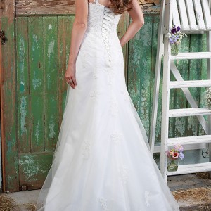 amanda wyatt 2016 bridal dresses pretty a  line wedding dress thick lace strap sweetheart neckline lacing corset back style adore