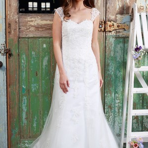 amanda wyatt 2016 bridal dresses pretty a  line wedding dress thick lace strap sweetheart neckline style adore