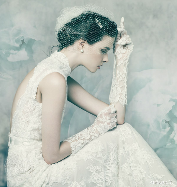 annasul y bridal 2016 lace sleeveless high neck wedding dress style 2980b