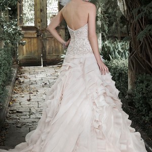 maggie sottero fall 2015 wedding dresses beautiful a line gown strapless sweetheart neckline crystals embroidery drop waist  tiffany back