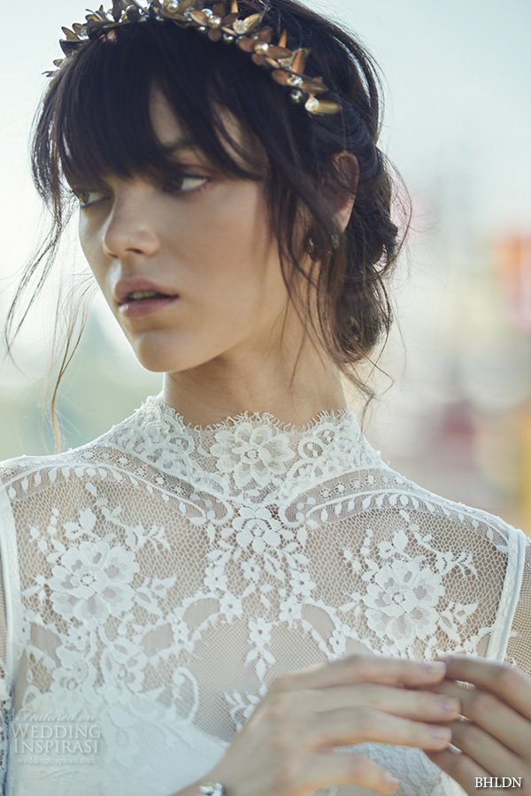 bhldn fall 2016 bridal dresses beautiful high neck lace short sleeves wedding dress with head pieces style bridgette bhldn fall 2016 bridal dresses beautiful high neck lace short sleeves wedding dress with head pieces style bridgette