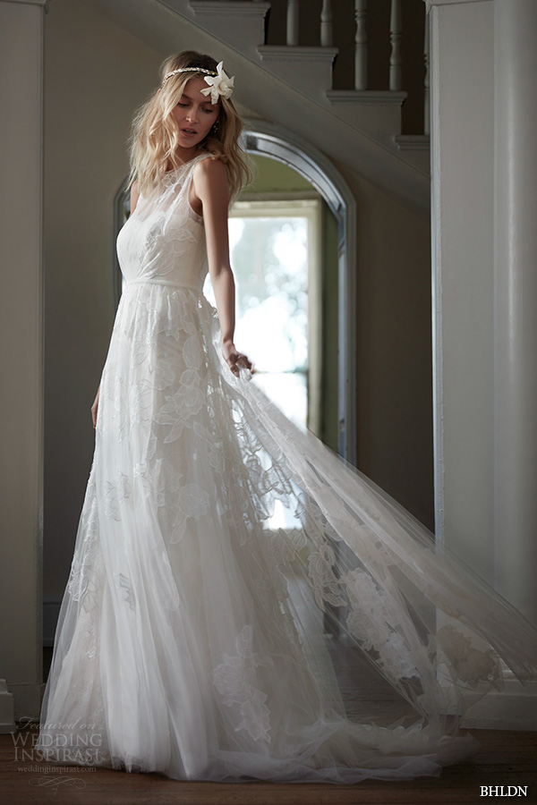 bhldn spring 2016 bridal gowns beautiful angelic a line wedding dress bateau illusion neckline floral lace embroidery style fleuretta bhldn spring 2016 bridal gowns beautiful angelic a line wedding dress bateau illusion neckline floral lace embroidery style fleuretta