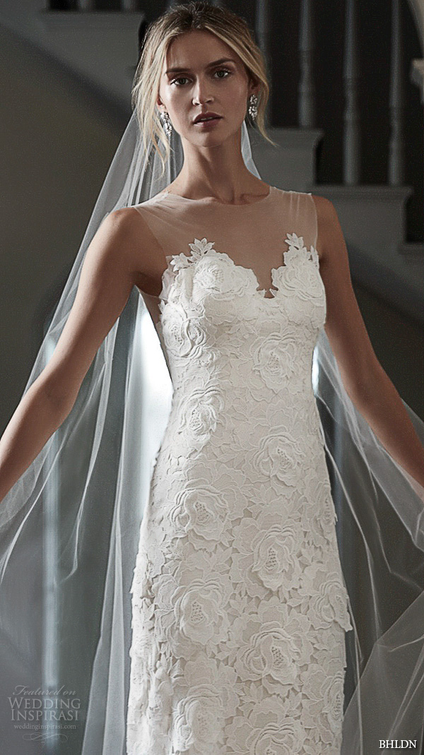bhldn spring 2016 bridal gowns beautiful sheath wedding dress scallop sweetheart neckline floral lace embroidery sheer jewel neckline style elvie bhldn spring 2016 bridal gowns beautiful sheath wedding dress scallop sweetheart neckline floral lace embroidery sheer jewel neckline style elvie
