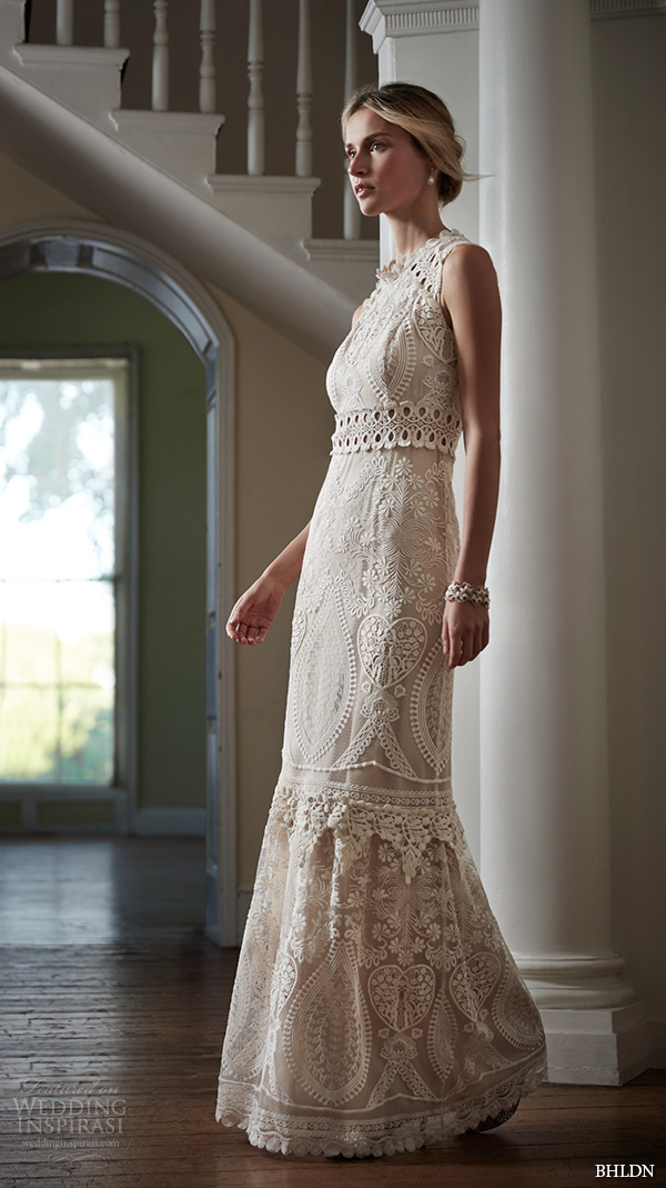 bhldn spring 2016 bridal gowns gorgeous scallop jewel neckline sheath wedding dress filigree flora lace embroidery style roane bhldn spring 2016 bridal gowns gorgeous scallop jewel neckline sheath wedding dress filigree flora lace embroidery style roane