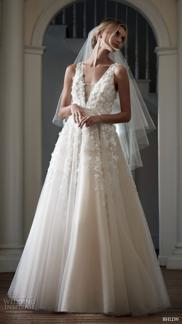 bhldn spring 2016 bridal gowns stunning romantic a line ball gown wedding dress flora applique v plunging neckline style ariane bhldn spring 2016 bridal gowns stunning romantic a line ball gown wedding dress flora applique v plunging neckline style ariane