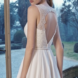 jillian 2016 bridal gowns jewel neckline lace embroidered top a  line wedding dress style charlot back