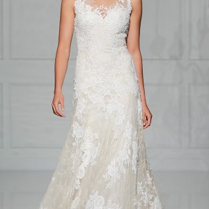 pronovias 2016 bridal gowns beautiful sleeveless lace embroidered modified a  line wedding dress style vienal