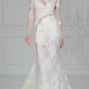 pronovias 2016 bridal gowns sexy long sleeves lace embroidery full mermaid wedding dress style varel