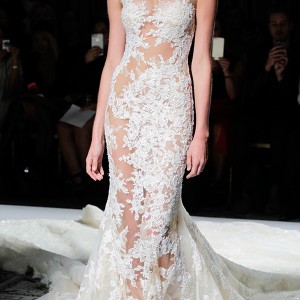 pronovias 2016 bridal gowns sexy stunning mermaid wedding dress lace embroidered long monarch train style verda