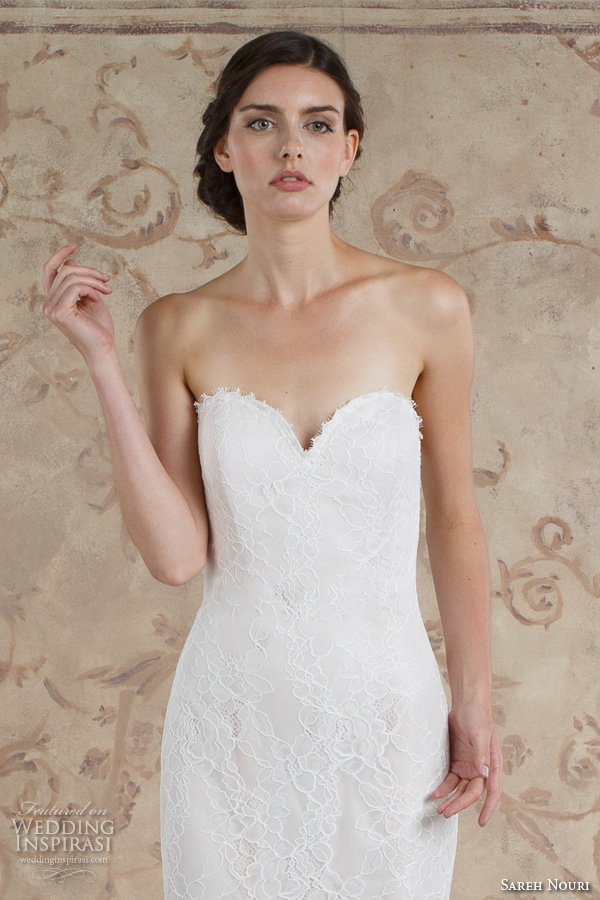 sareh nouri fall 2016 bridal beautiful strapless sweetheart neckline trumpet mermaid wedding dress lace embroidery througout style ava sareh nouri fall 2016 bridal beautiful strapless sweetheart neckline trumpet mermaid wedding dress lace embroidery througout style ava