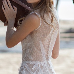 christos costarellos bridal spring 2016 sleeveless gossamer wedding dress hand place appliques zoom back