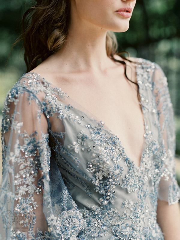 enchanted atelier by liv hart bridal accessories fall 2016 photo shoot detail gossamer gown close up enchanted atelier by liv hart bridal accessories fall 2016 photo shoot detail gossamer gown close up