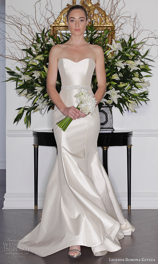 silk trumpet wedding dress