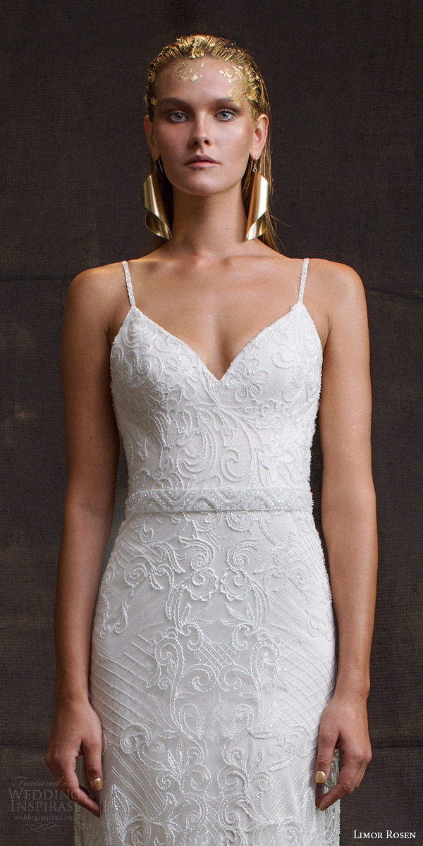 limor rosen bridal 2016 treasure camille sleeveless sheath wedding dress beaded straps zoom bodice limor rosen bridal 2016 treasure camille sleeveless sheath wedding dress beaded straps zoom bodice