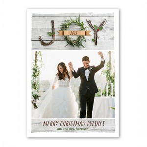 shutterfly just married joy christmas card holiday greeting howeholiday xmas