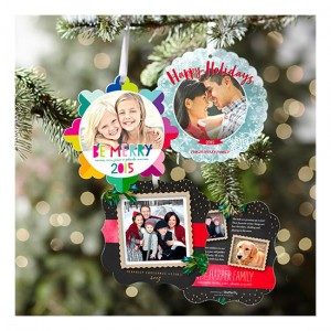 shutterfly unique holiday greeting cards ornamental xmas card hanging on christmas tree