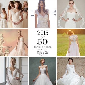 Top 50 Most Popular Bridal Collections on Wedding Inspirasi in 2015