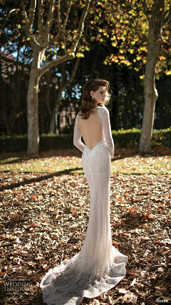 berta fall 2016 bridal elegant bateau neckline long sleeves sheath wedding dress berta fall 2016 bridal elegant bateau neckline long sleeves sheath wedding dress