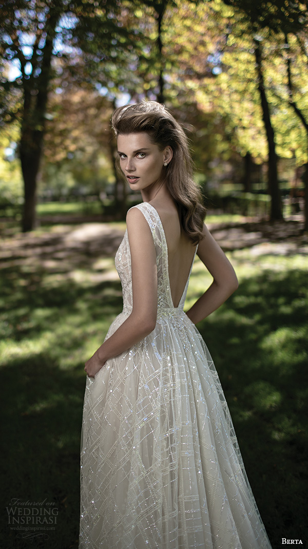 berta fall 2016 bridal gorgeous pretty a line wedding ball gown dress sleeveless deep v plunging neckline romantic berta fall 2016 bridal gorgeous pretty a line wedding ball gown dress sleeveless deep v plunging neckline romantic