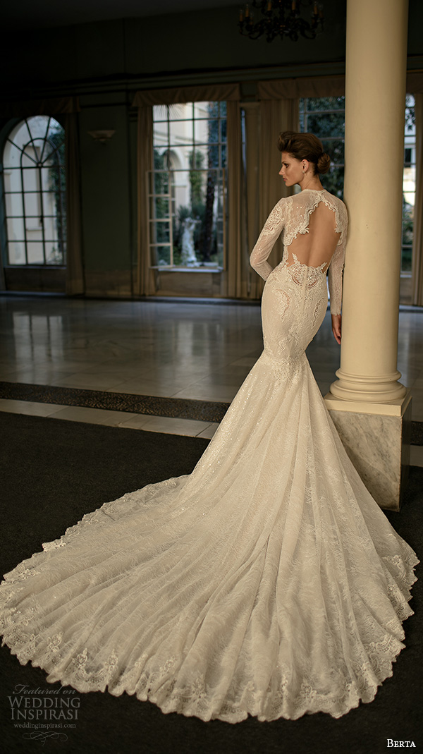 berta fall 2016 bridal long sleeves jewel neckline lace jacket sweetheart neckline beautiful mermaid wedding dress berta fall 2016 bridal long sleeves jewel neckline lace jacket sweetheart neckline beautiful mermaid wedding dress