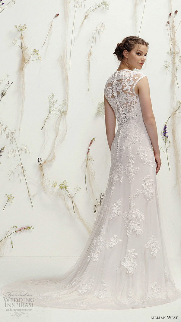 lillian west spring 2016 bridal sleeveless v neckline lace embroidered beautiful sheath wedding dress style 6392 lace back lillian west spring 2016 bridal sleeveless v neckline lace embroidered beautiful sheath wedding dress style 6392 lace back