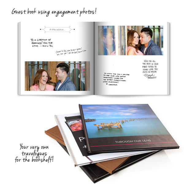 shutterfly make my book easy affordable professionally designed wedding photo book engagement guest book ideas travelogue album