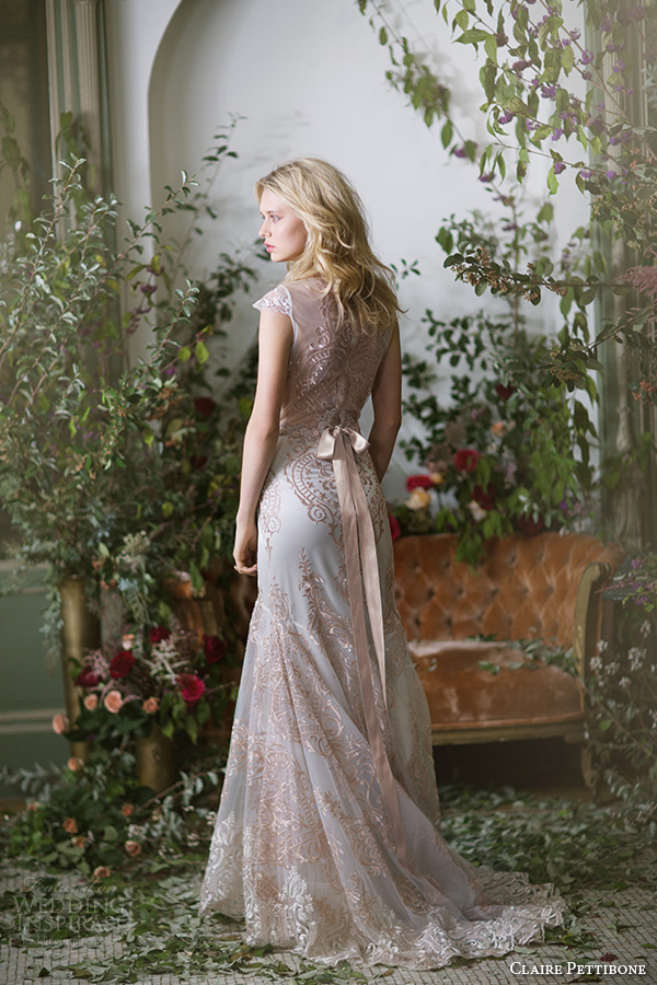 claire pettibone fall 2016 cap sleeves illusion jewel neckline fully embellished rose gold lace vintage trumpet wedding dress lace back sweep train (vanderbilt) mv claire pettibone fall 2016 cap sleeves illusion jewel neckline fully embellished rose gold lace vintage trumpet wedding dress lace back sweep train (vanderbilt) mv