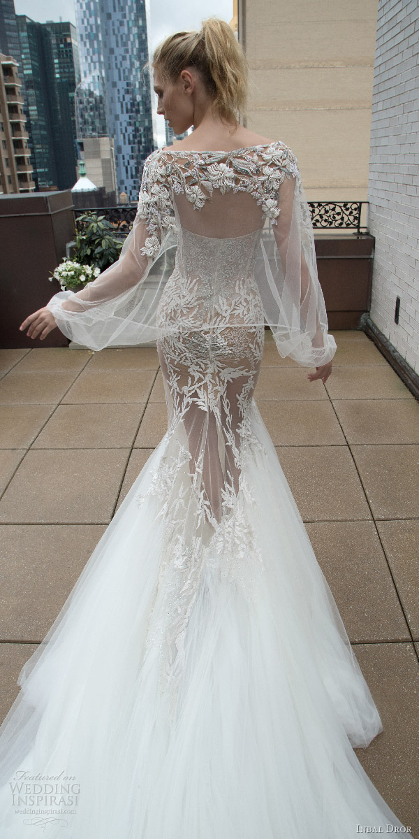 inbal dror 2016 strapless sweetheart mermaid wedding dress heavily embellished bodice style 14 bkv train illusion cape