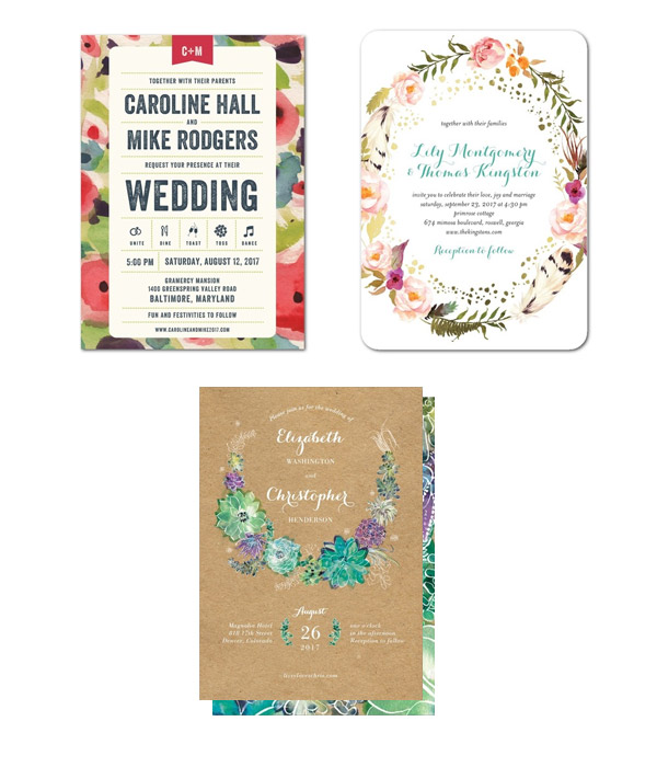 wedding paper divas invitation cards floral unity strung floweret splendid succulent