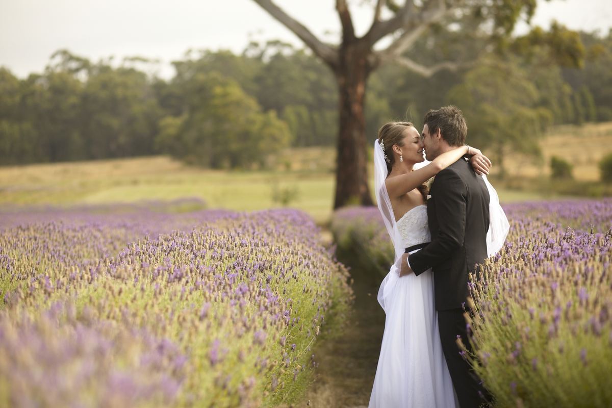Real Wedding by Blumenthal Photography feat on Wedding Inspirasi   Chris & Lauren, Sault, Vic, Australia. Style   destination weddings, outdoor, elegant, romantic, lavender farm (32)