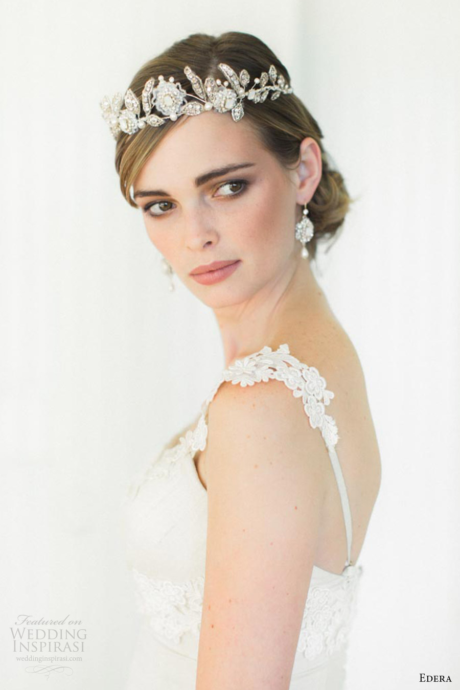 edera jewelry 2016 bridal accessories collection (aquarelle) tiara sv romantic edwardian inspired headpiece