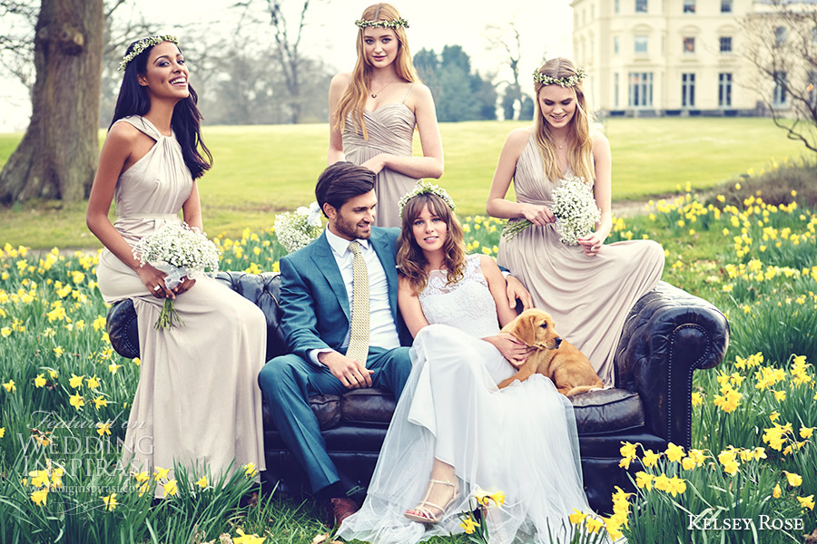 Male Bridesmaid Wears Dress