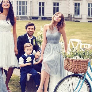 kelsey rose bridal 2016 pastel mix match mismatched bridesmaid dresses pebble grey gray silver ivory off white wedding party