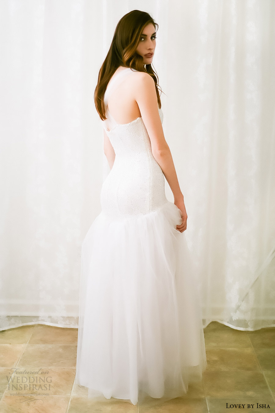 lovey by isha bridal spring 2016 sleeveless vneck drop waist mermaid wedding dress (08) bv romantic lovey by isha bridal spring 2016 sleeveless vneck drop waist mermaid wedding dress (08) bv romantic