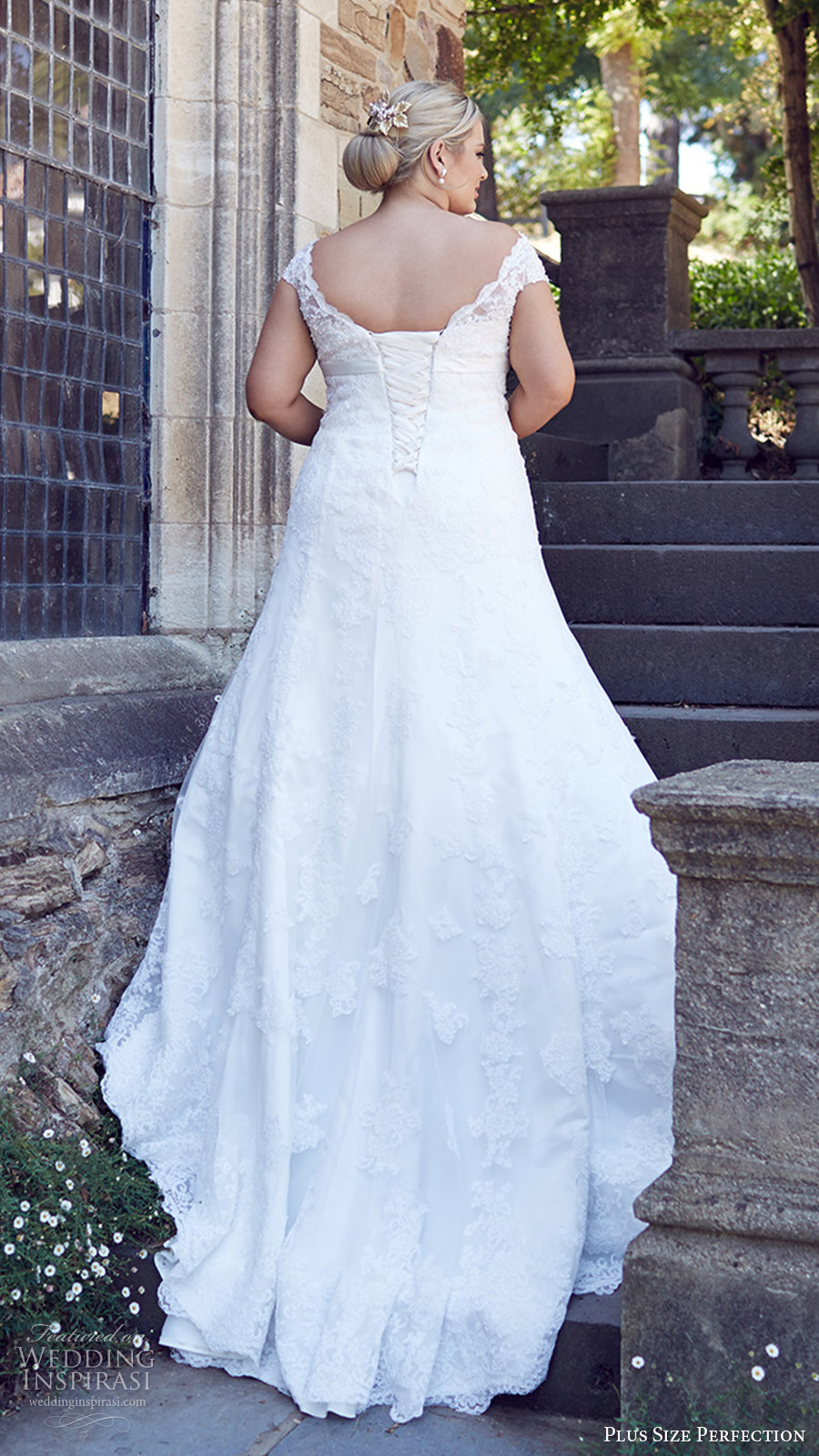 plus size perfection bridal 2016 cap sleeve off shoulder trumpet lace wedding dress (bridget) bv corset back train romantic elegant plus size perfection bridal 2016 cap sleeve off shoulder trumpet lace wedding dress (bridget) bv corset back train romantic elegant