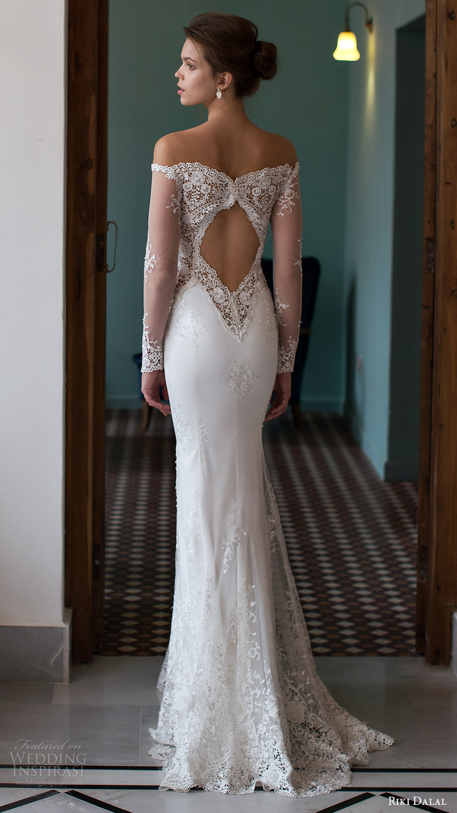 riki dalal bridal 2016 illusion long sleeves off shoulder pluging sweetheart lace sheath wedding dress (1810) bv elegant pretty romantic keyhole riki dalal bridal 2016 illusion long sleeves off shoulder pluging sweetheart lace sheath wedding dress (1810) bv elegant pretty romantic keyhole