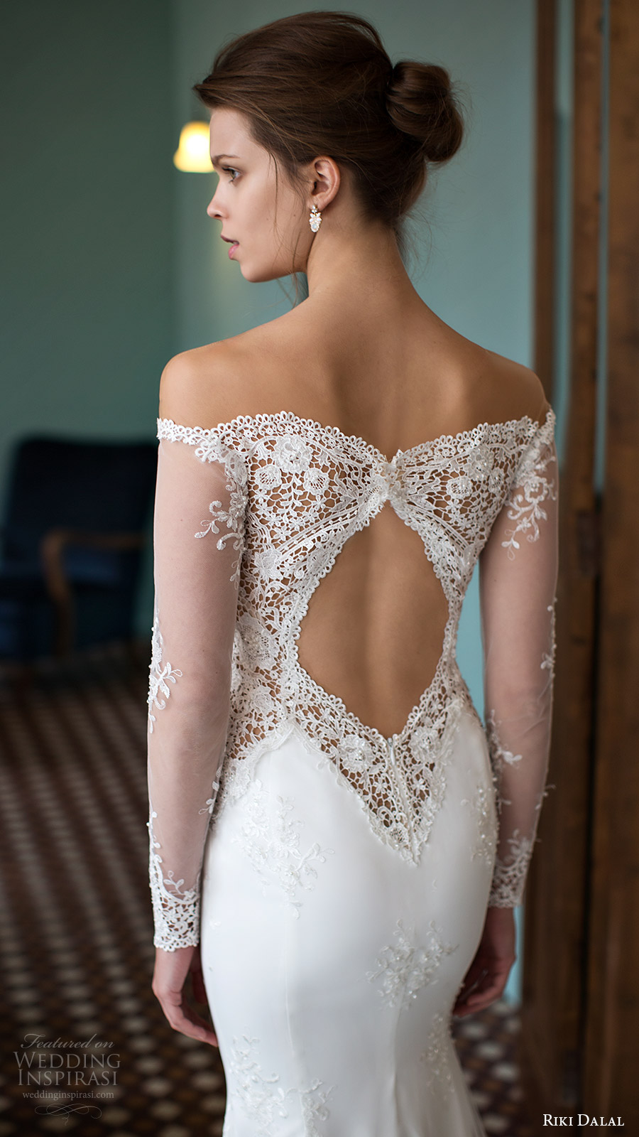 riki dalal bridal 2016 illusion long sleeves off shoulder pluging sweetheart lace sheath wedding dress (1810) zv elegant pretty romantic keyhole riki dalal bridal 2016 illusion long sleeves off shoulder pluging sweetheart lace sheath wedding dress (1810) zv elegant pretty romantic keyhole