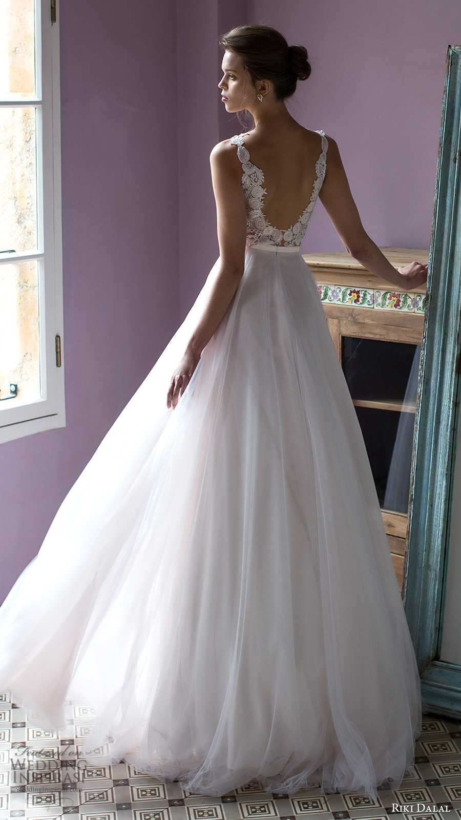 riki dalal bridal 2016 sleeveless plunging sweetheart lace bodice a line wedding dress (1805) bv sexy romantic vback riki dalal bridal 2016 sleeveless plunging sweetheart lace bodice a line wedding dress (1805) bv sexy romantic vback