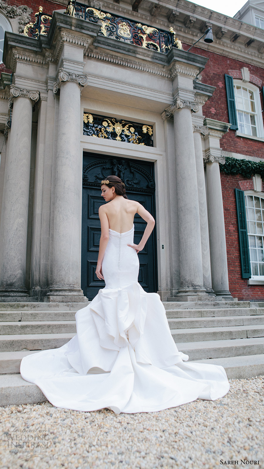 sareh nouri bridal fall 2016 strapless sweetheart mermaid wedding dress (artemis) bv elegant