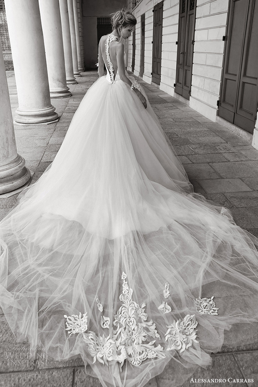 alessandro carrabs couture bridal 2016 illusion long sleeves sweetheart collar ball gown wedding dress (020) bv low back romantic long train alessandro carrabs couture bridal 2016 illusion long sleeves sweetheart collar ball gown wedding dress (020) bv low back romantic long train