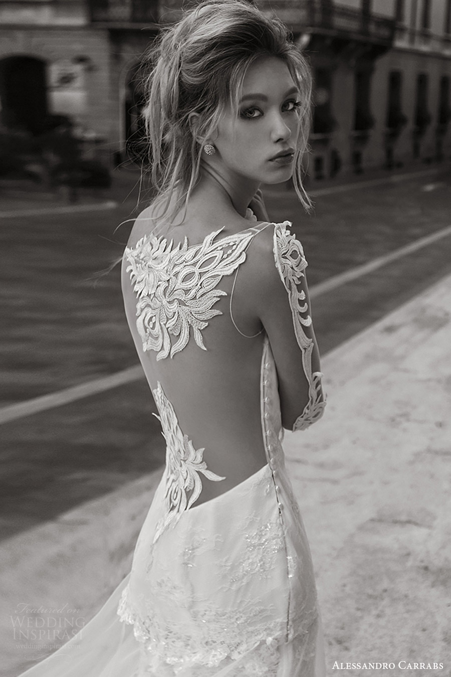 alessandro carrabs couture bridal 2016 illusion long sleeves sweetheart illusion bateau neck sheath mermaid lace wedding dress (002) zbv sheer back alessandro carrabs couture bridal 2016 illusion long sleeves sweetheart illusion bateau neck sheath mermaid lace wedding dress (002) zbv sheer back