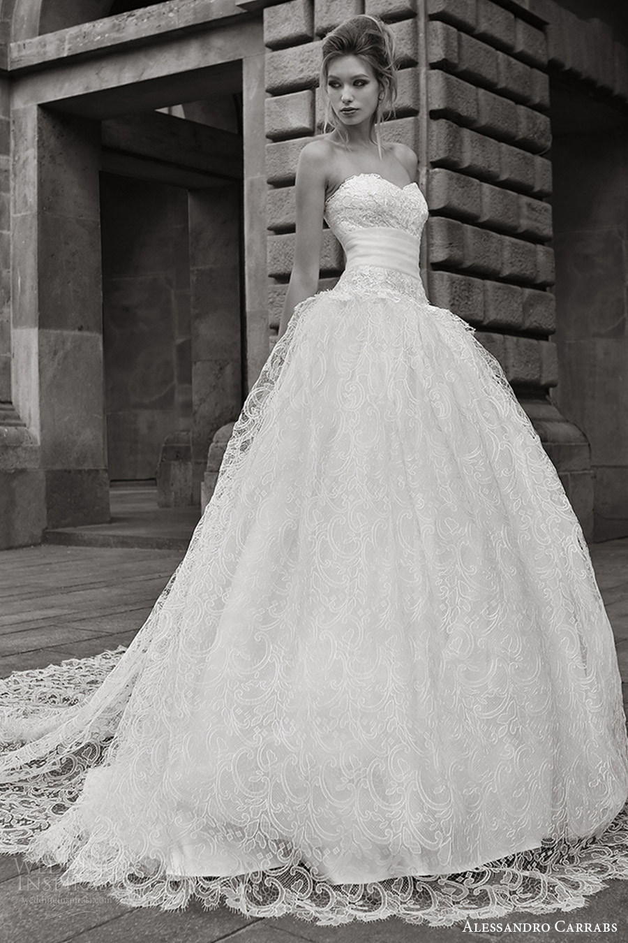 alessandro carrabs couture bridal 2016 strapless sweetheart ball gown lace wedding dress (018) mv romantic alessandro carrabs couture bridal 2016 strapless sweetheart ball gown lace wedding dress (018) mv romantic