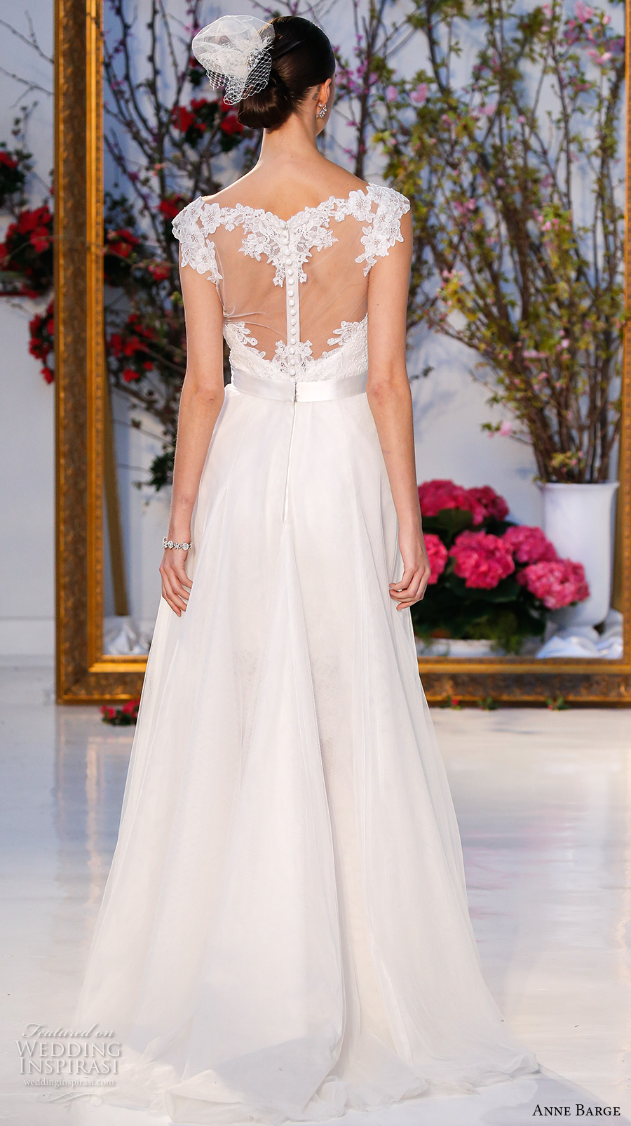 anne barge spring 2017 bridal embroidered lace cap sleeves illusion boat sweetheart neckline embellished bodice elegant a line tulle overskirt sheer back sweep train (006) bv anne barge spring 2017 bridal embroidered lace cap sleeves illusion boat sweetheart neckline embellished bodice elegant a line tulle overskirt sheer back sweep train (006) bv