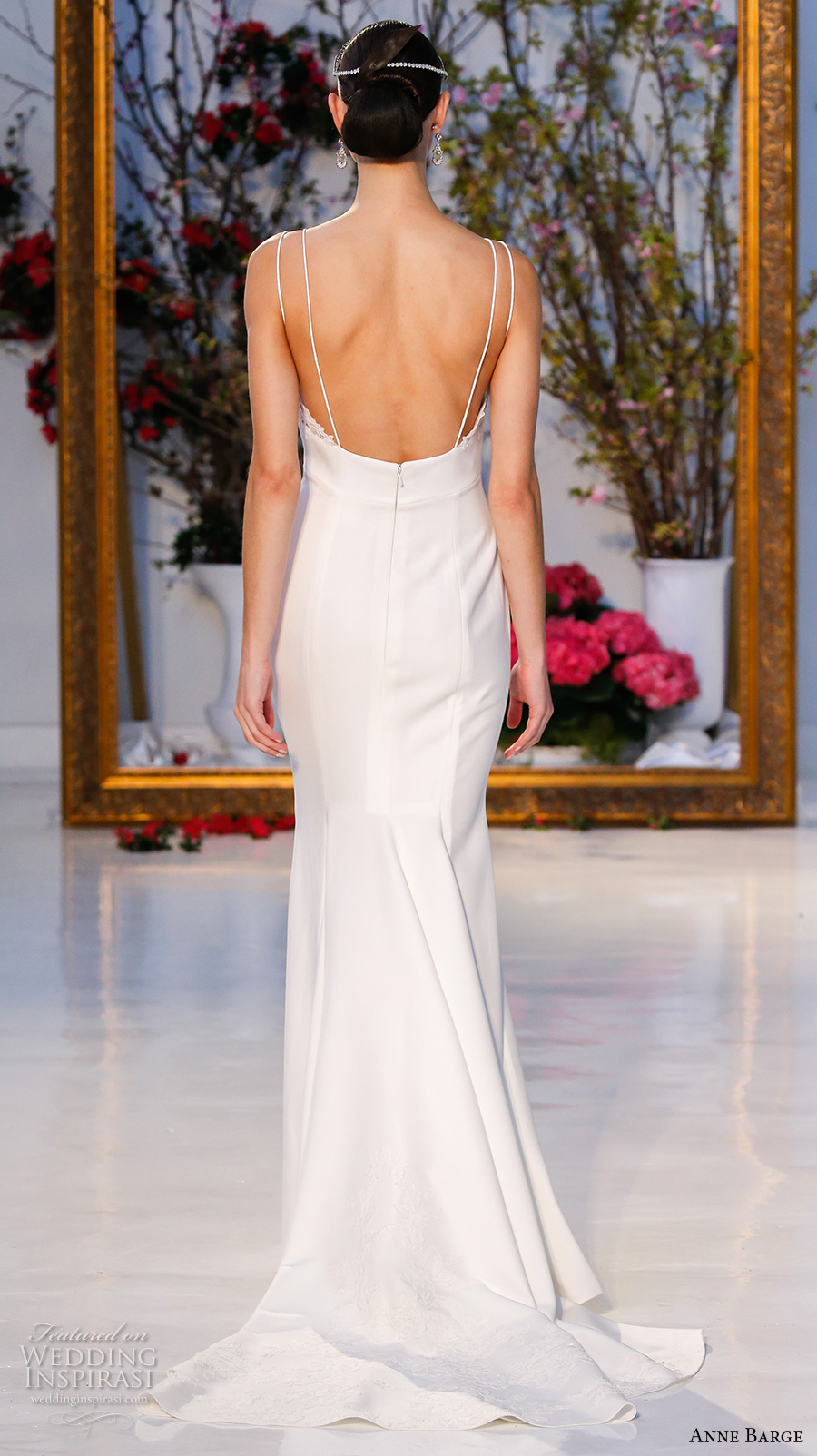 anne barge spring 2017 bridal sleeveless spagetti strap deep sweetheart neckline embellished bodice simple elegant sheath wedding dress low back sweep train (012) bv anne barge spring 2017 bridal sleeveless spagetti strap deep sweetheart neckline embellished bodice simple elegant sheath wedding dress low back sweep train (012) bv