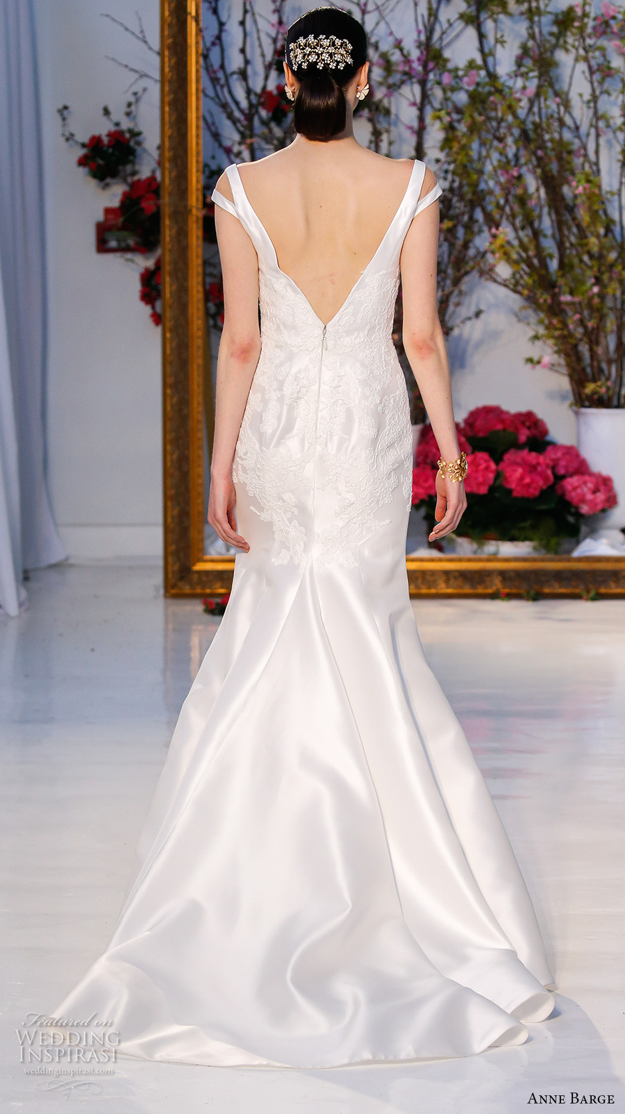 anne barge spring 2017 bridal strap v neckline embellished bodice elegant trumpet mermaid satin wedding dress v back chapel train (008) bv anne barge spring 2017 bridal strap v neckline embellished bodice elegant trumpet mermaid satin wedding dress v back chapel train (008) bv