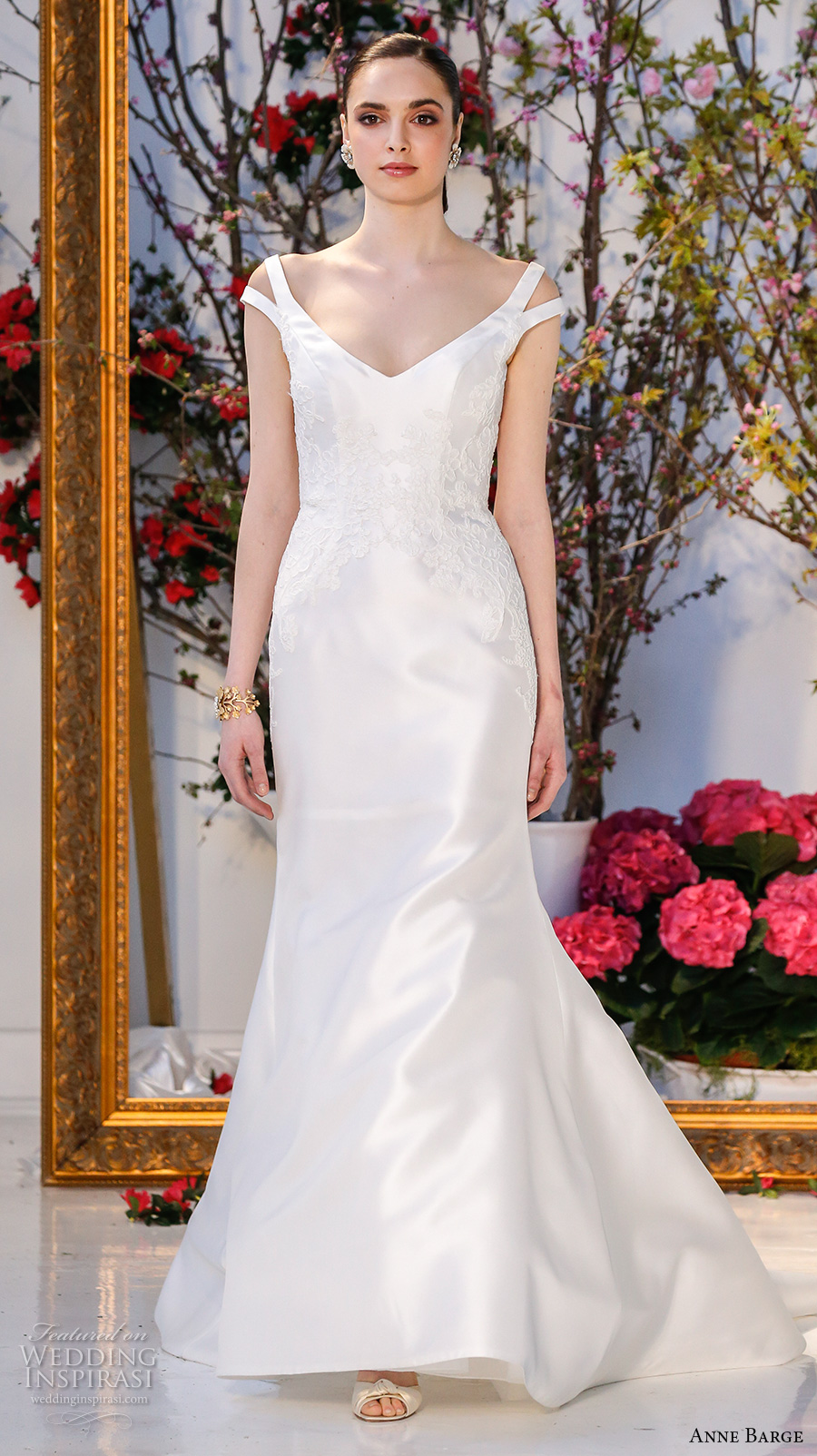 anne barge spring 2017 bridal strap v neckline embellished bodice elegant trumpet mermaid satin wedding dress v back chapel train (008) mv anne barge spring 2017 bridal strap v neckline embellished bodice elegant trumpet mermaid satin wedding dress v back chapel train (008) mv