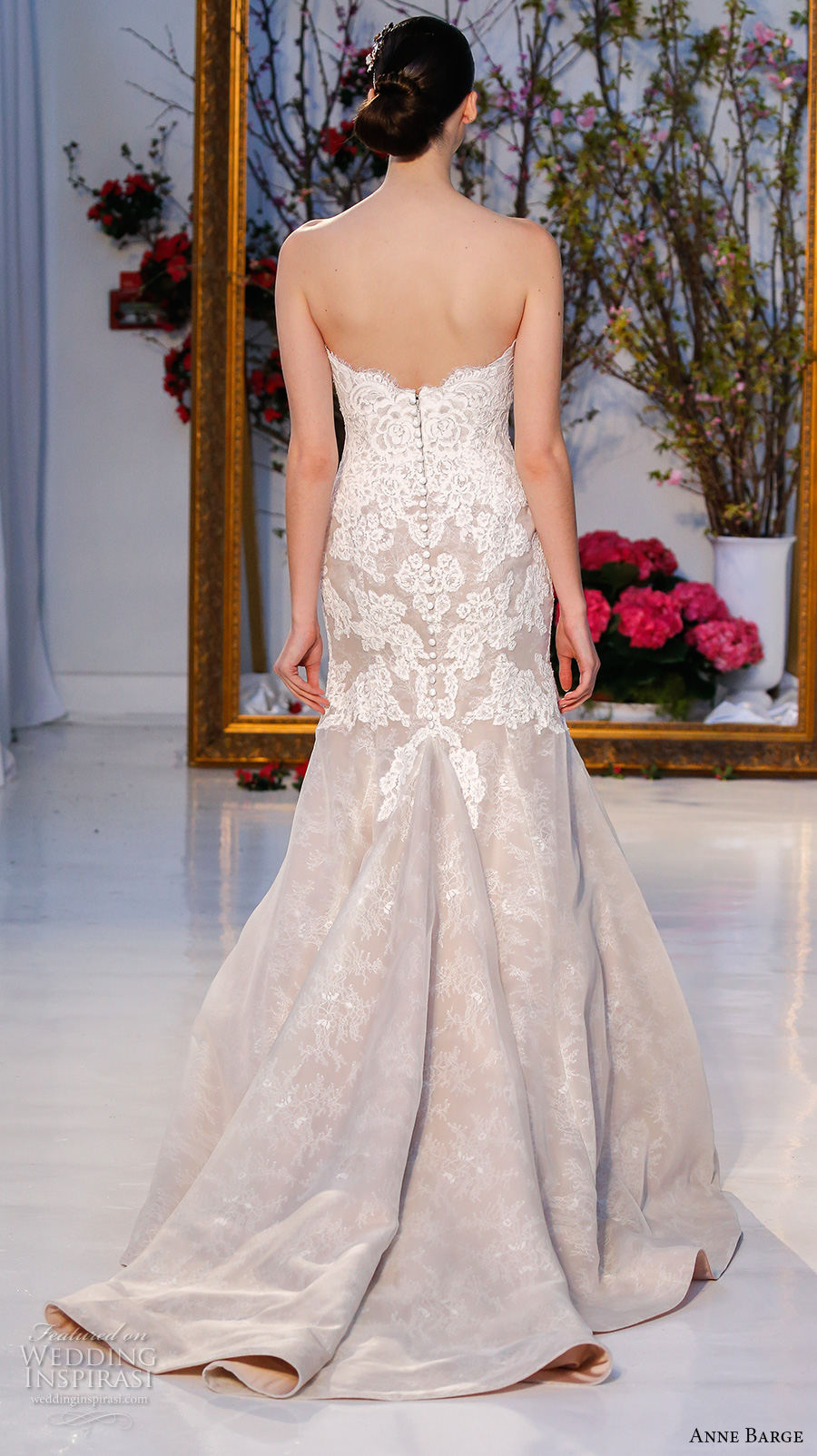 anne barge spring 2017 bridal strapless sweetheart neckline lace embellished bodice beautiful elegant fit to flare wedding dress chapel train (017) bv anne barge spring 2017 bridal strapless sweetheart neckline lace embellished bodice beautiful elegant fit to flare wedding dress chapel train (017) bv